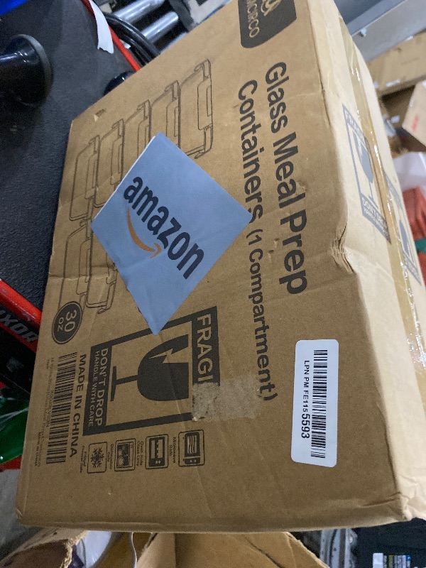 Photo 1 of [8-Pack,30 oz]Glass Meal Prep Containers,Glass Food Storage Containers,Airtight lunch Containers with Lids, Microwave, Oven, Freezer and Dishwasher