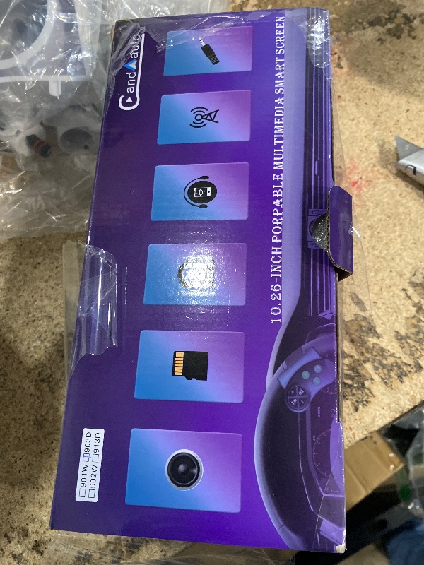 Photo 1 of 10.26 inch Portable Car Stereo Car Radio with 4K DVR Dash Camera Back Camera Wireless Apple CarPlay&Android Auto IPS Touch Screen Bluetooth/FM/AUX Car Play Navigation