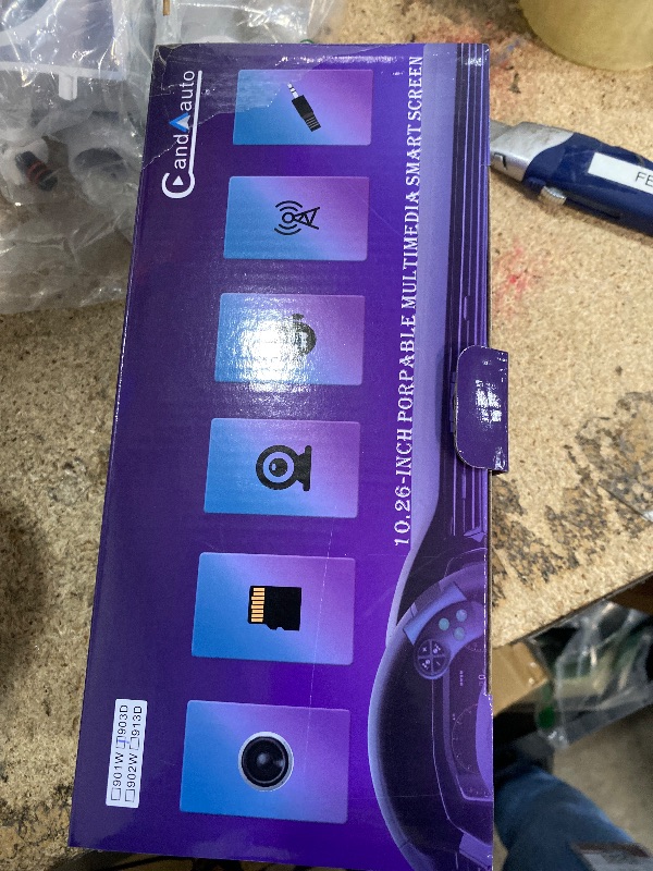 Photo 1 of 10.26 inch Portable Car Stereo Car Radio with 4K DVR Dash Camera Back Camera Wireless Apple CarPlay&Android Auto IPS Touch Screen Bluetooth/FM/AUX Car Play Navigation