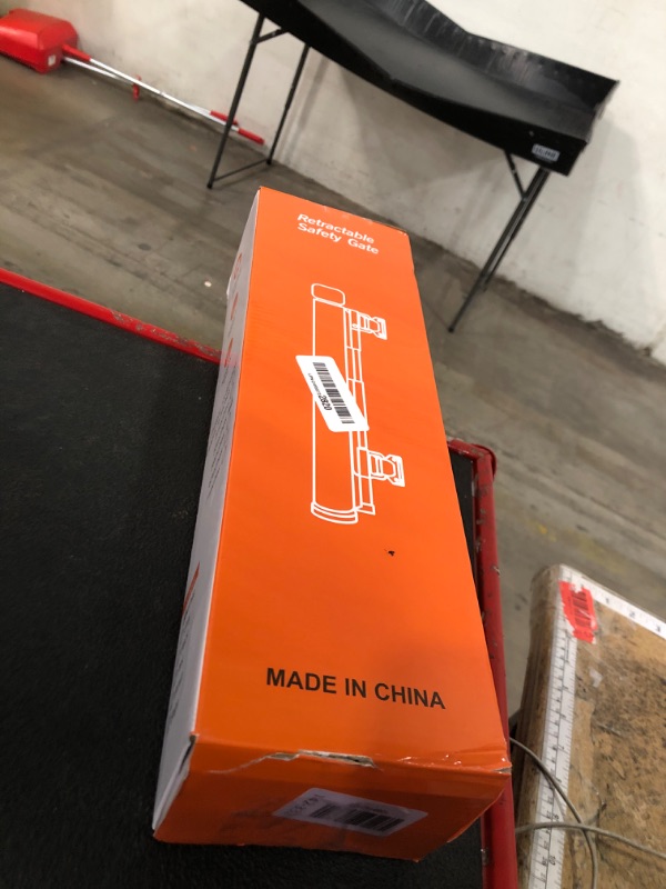 Photo 1 of 14" H Short Dog Gate - Pet Gates Puppy Gate, Mesh Retractable Step Over Pet Fence, Expands Up to 59" Indoor/Outdoor, Small Dog Gates for Doorways & Stairs