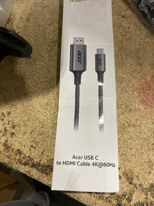 View 2 of acer USB C to HDMI Cable for Home Office 10FT (4K@60Hz), High-Speed Type C to HDMI 2.0 Braided Cord, Thunderbolt 4/3 Compatible with MacBook, iPhone 16/15 Pro/Max, iMac, iPad Pro, Galaxy S24, Surface