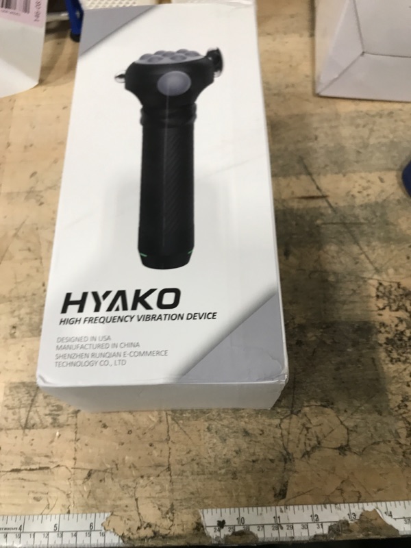 Photo 1 of HYAKO Pro Max Therapy Massager - 6500 RPM Pro-Grade Deep Tissue Vibration for Full Body Pain Relief & Fascia Release | for Large Muscles & Sensitive Areas | Handheld Portable Massage Gun (Grey)