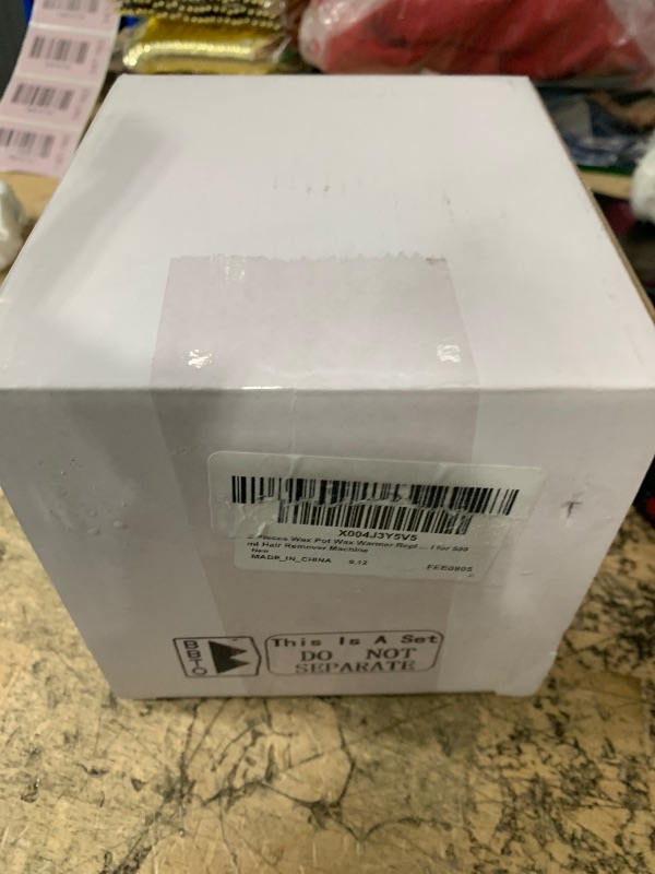 Photo 1 of 2 Pieces Wax Pot Wax Warmer Replacement Tin Inner Pot Portable Hair Removal Waxing Bowl for 500 ml Hair Remover Machine