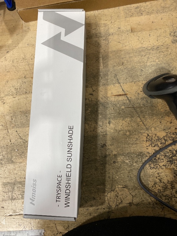 Photo 1 of [2025 Upgrade] Nmoiss Windshield Sun Shade Umbrella - [Vinyl Coating Heat Shield] Protect Car from Sun Rays & Heat Damage Keep Cool and Protect Interior, Spring Structure Edge Medium 56" L x 31" W