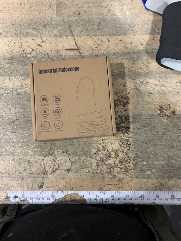 Photo 1 of [Dual-Lens] Endoscope Camera with Light, 1920P HD Borescope with 8+1 Adjustable LED Lights, IP67 Waterproof 16.5FT Semi-Rigid Snake Cord Inspection Camera for iPhone, iPad and Android Phone (Type C)