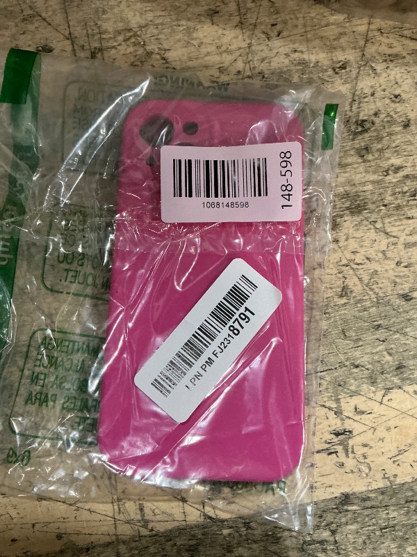 Photo 1 of ORNARTO Compatible with iPhone 13 Pro Case 6.1, Slim Liquid Silicone 3 Layers Full Covered Soft Gel Rubber Case Cover 6.1 inch-Pink Pomelo