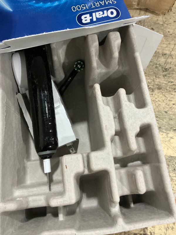 Photo 1 of (used)(incomplete) Oral-B Smart 1500 Electric Power Rechargeable Battery Toothbrush, Black