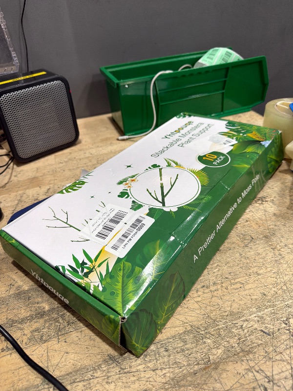 Photo 1 of 10 Pack Stackable Monstera Plant Support, Garden Stakes for Climing Plants Stem Support, Durable Plant Accessories for Indoor Outdoor Potted Plants, Pothos, Vine, Flower Use