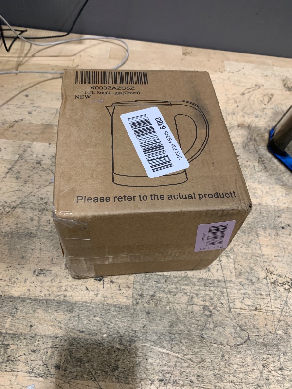 Photo 1 of 0.5L Small Portable Electric Kettles for Boiling Water, Stainless Steel Travel Kettle, Fast Boil Teapot, Boil-Dry Protection & Auto Shut-Off, Perfect For Traveling Cooking, Coffee, Tea, Eggs(Green)