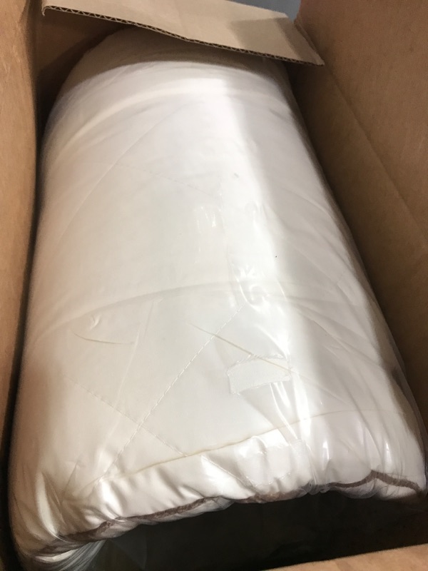 Photo 1 of *** PARTIAL SET *** YOUR MOON Standard Size Set of 2 Organic Wool Pillow, Soft Support Bed Pillows for Sleeping, Natural Wool Filling, Down Alternative Pillow for Side & Back Sleepers, 100% Cotton Cover (Off White)