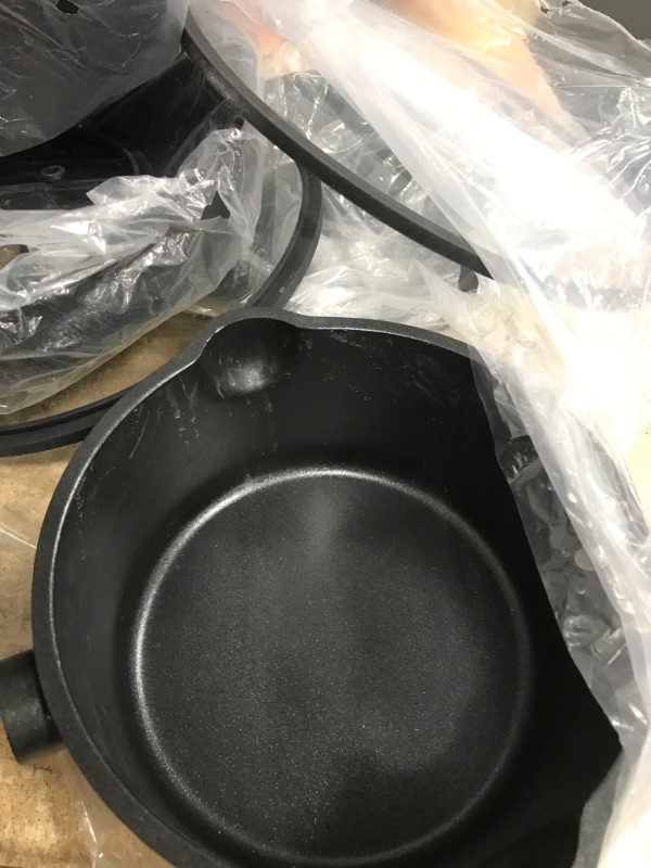 Photo 1 of
Set Pan with Lid , Non-toxic Chef's Pan Induction Compatible Pan, Heat Resistant Handle