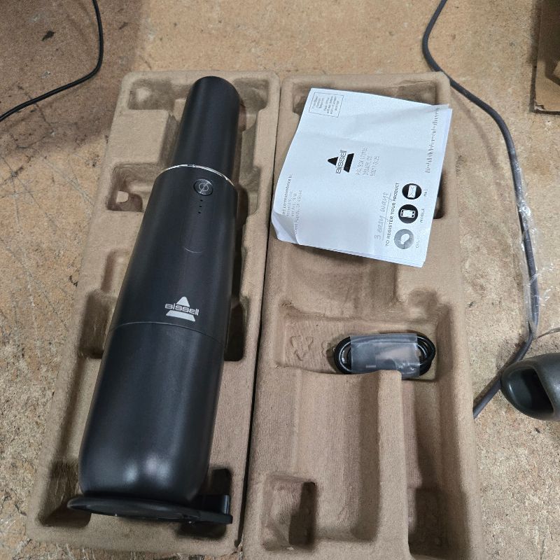 Photo 1 of **MISSING ACCESSORIES** BISSELL - AeroSlim Hand Vacuum - Titanium