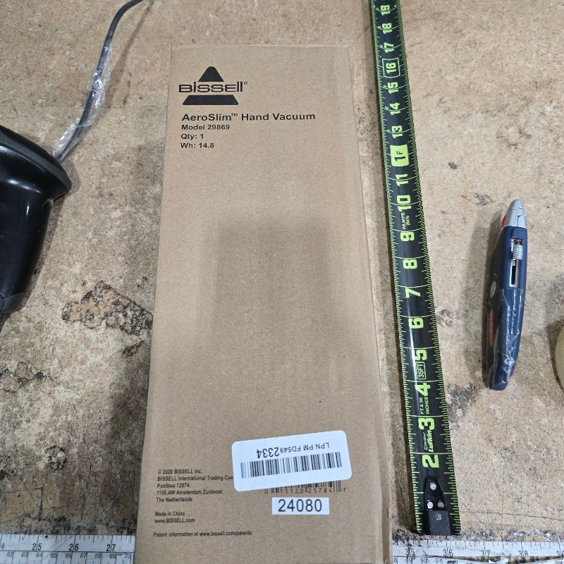 Photo 1 of **MISSING ACCESSORIES** BISSELL - AeroSlim Hand Vacuum - Titanium