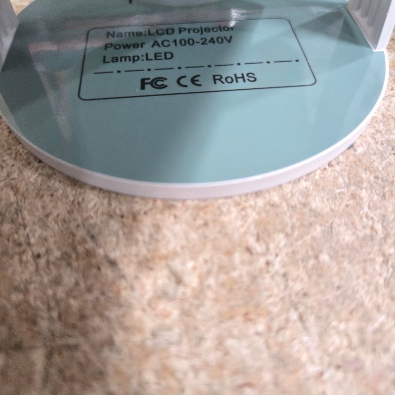 Photo 3 of Projector with WiFi and Bluetooth, Mini Projector, 4K 1080P Support Portable Wireless Movie Projectors 220° Rotatable 130'' Screen Auto Keystone Compatible with HDMI/iPhone/TV Stick for Bedroom Indoor