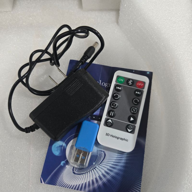 Photo 1 of ***MISSING PARTS***
Missyou 11.8'' 3DHologramFan - Customizable Logo, Bluetooth & WiFi Control, 700+ Video Library, Remote & Acrylic Cover for Advertising & Events