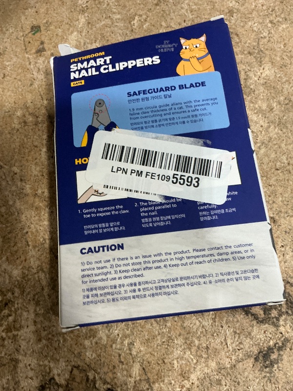 Photo 1 of [PETHROOM] Cat Nail Clipper Trimmer for Indoor Cats with Circular Cut Hole (2mm) | Premium Sturdy Stainless Steel Blade Cat Claw | Safe, Easy, Accurate, Quiet & Fast | Avoid Overcutting