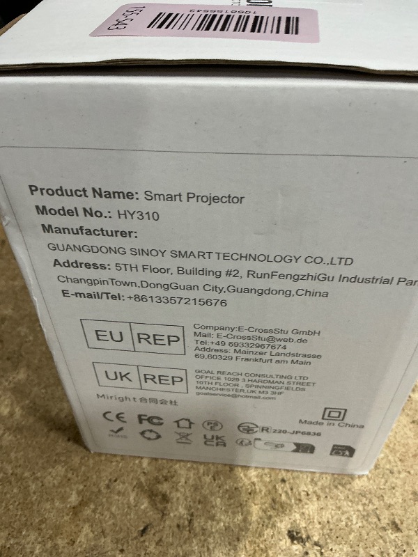 Photo 1 of ?Auto Focus&1080P?Magcubic Mini Smart Projector with 4K Support, Portable Projector with Wifi and Bluetooth, 5W Speaker, Built in Apps, Voice Control, Outdoor Movie Projector