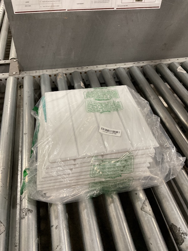 Photo 1 of 12 Pack Sound Proof Foam Panels for Walls, Self-Adhesive Acoustic Panels Sound Absorbing, 12" X 12" X 0.4" High Density Soundproof Wall Panels Tiles for Door, Ceiling, Home Office, White