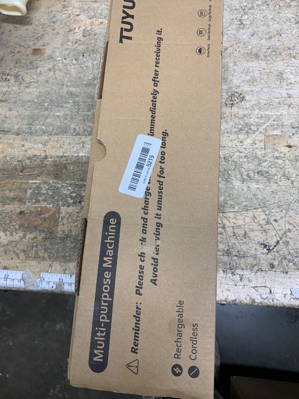 Photo 1 of ***FOR PARTS ONLY / NON-FUNCTIONAL*** TUYU Electric Spin Scrubber, Full-Body IPX7 Waterproof Bathroom Scrubber with Power LCD Display, Adjustable Extension Handle, Cordless Shower Cleaner Brush for Bathtub Kitchen Wall Cleaning