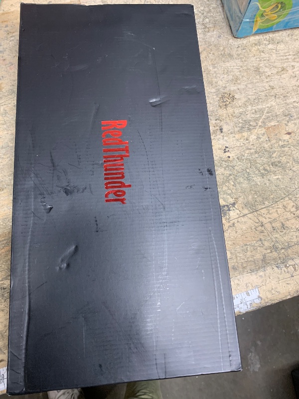 Photo 2 of RedThunder K10 Wireless Gaming Keyboard and Mouse Combo, LED Backlit Rechargeable 3800mAh Battery, Mechanical Feel Anti-ghosting Keyboard + 7D 3200DPI Mice for PC Gamer (Black)