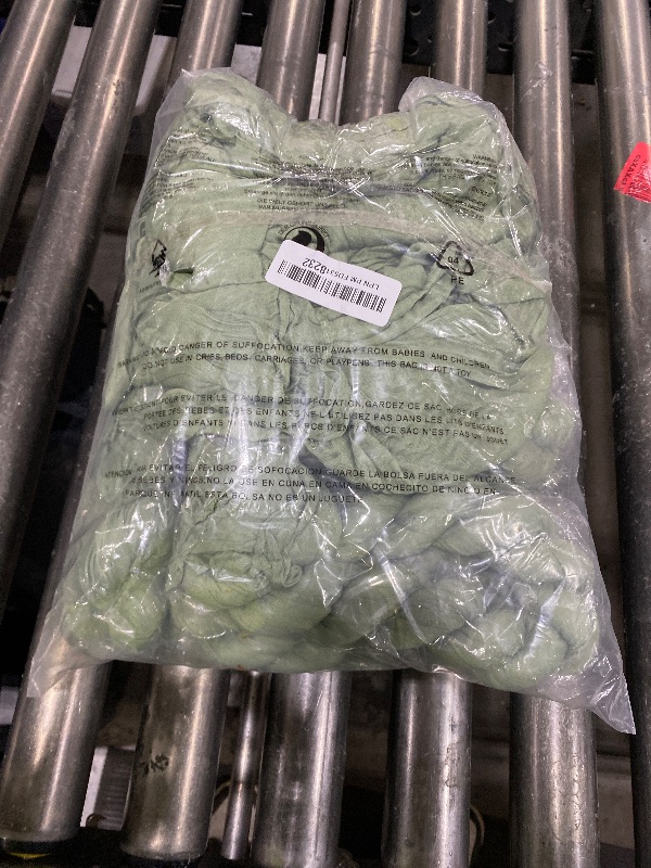 Photo 1 of 10PCS Sage Green Cheesecloth Table Runner 10ft Boho Gauze Fabric Cheese Cloth Table Runner Comes with 10 Cloth Napkins Runner for Romantic Wedding Birthday Shower Party Table Decoration