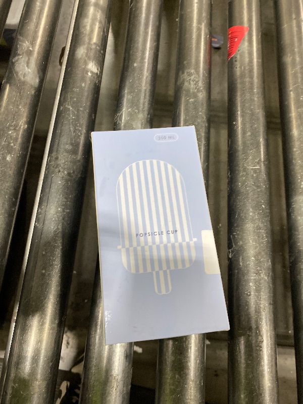 Photo 1 of 300ML Cute Water Bottle with Straw - Kawaii Creative Ice Cream Popsicle Cups Adjustable Shoulder Strap for School Girls, Leakproof BPA Free Juice Drinking Bottles Camping Sports Travel 10 Oz (Purple)