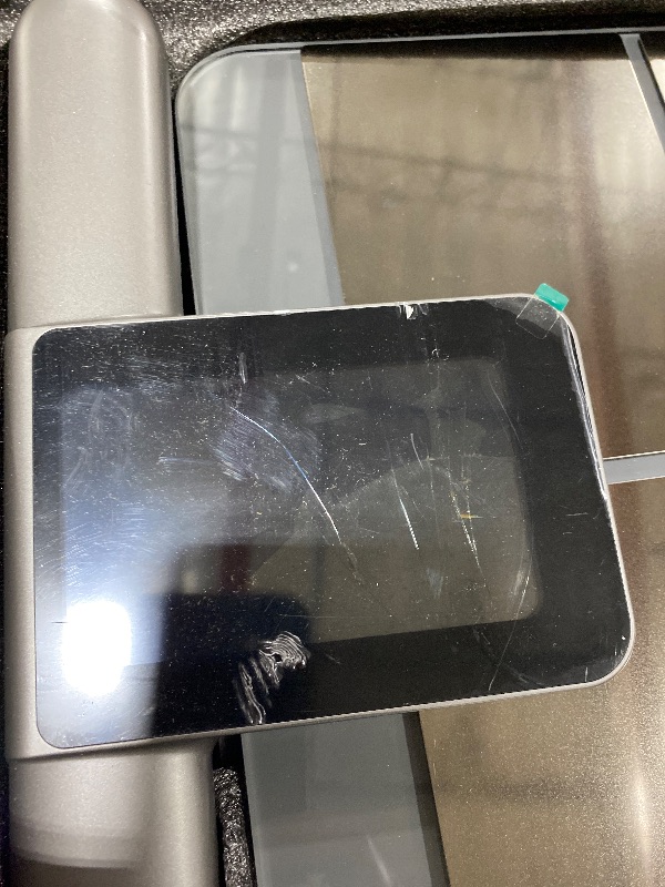 Photo 1 of [SOLD FOR PARTS] Runstar Scale for Body Weight and Fat Percentage, 8-Electrodes Precision Digital Smart Scale for BMI 28 Body Composition Measurement, Silver Bathroom Smart Scales with Large Display