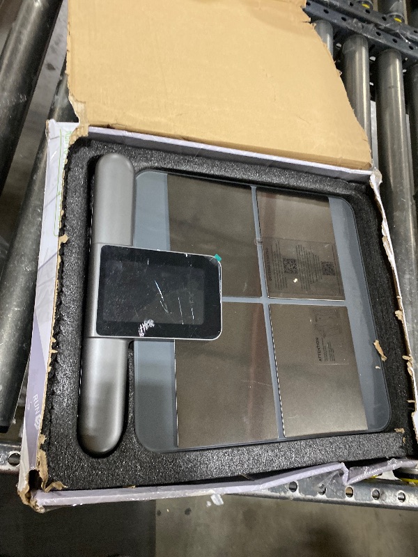 Photo 1 of [SOLD FOR PARTS] Runstar Scale for Body Weight and Fat Percentage, 8-Electrodes Precision Digital Smart Scale for BMI 28 Body Composition Measurement, Silver Bathroom Smart Scales with Large Display