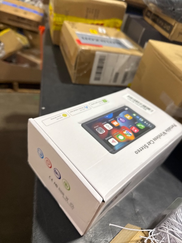 Photo 1 of ?Hieha? 2025 Wireless Portable Carplay and Android Auto, Carplay Screen for Car with Mirror Link/AUX/FM,7" Touchscreen Bluetooth 5.0, Marine Stereos for All Vehicles