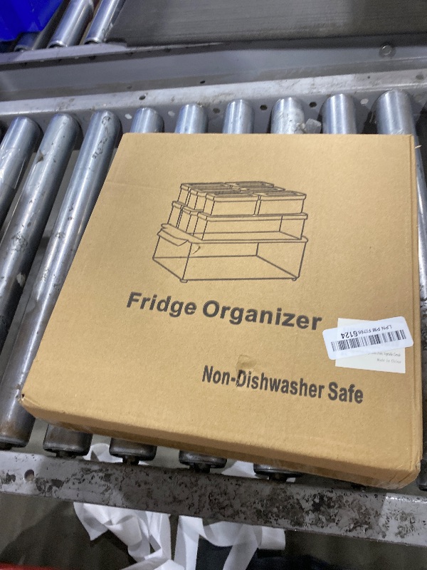 Photo 1 of 10 Pack Refrigerator Pantry Organizer Bins, Stackable Fridge Organizer Bins with Lids, Clear Plastic Food Storage Bins for Kitchen, Countertops, Cabinets, Fridge, Drinks, Fruits, Vegetable, Cereals