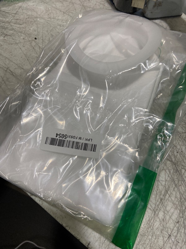 Photo 1 of 1 Micron Filter Bag - Polypropylene 4.5" x 20" with Plastic Ring for Industry Chemical Food