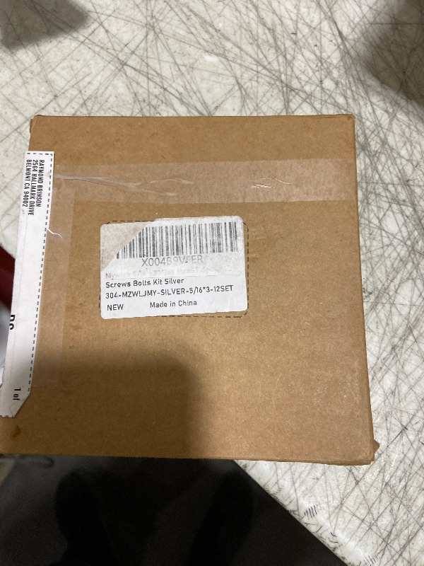 Photo 1 of 110 Sets Silver Chicago Screws Assorted Kit, 8 Sizes of Round Flat Head Leather Rivets Metal Screw, Used for Leather Crafts, Clothing, Shoes, Belts, Bags and Custom-Made Items