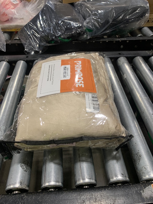 Photo 1 of 100% Full Blackout Champagne Beige Velvet Curtains 63 inch Long for Living Room,Set of 2 Liner Rod Pocket Back Tab Thermal Window Curtains Room Darkening Heavy Decorative Curtains Drapes for Bedroom