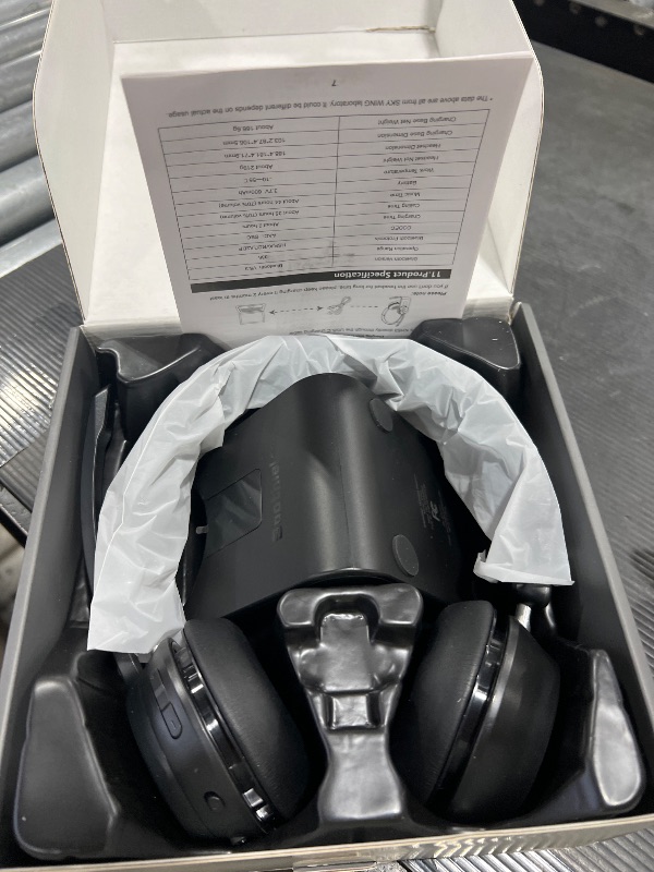 Photo 1 of (Upgraded Version) Wireless Headset, Bluetooth Headset with Noise Cancelling Microphone, Best Headphones with Mic Mute & USB Dongle for PC/Computer/Laptop/Cell Phones/Remote Work/Call Center