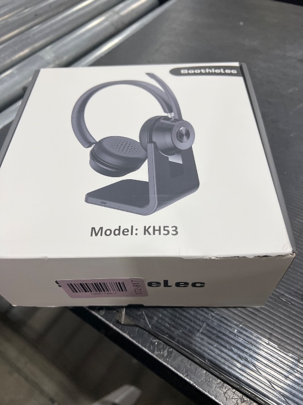 Photo 1 of (Upgraded Version) Wireless Headset, Bluetooth Headset with Noise Cancelling Microphone, Best Headphones with Mic Mute & USB Dongle for PC/Computer/Laptop/Cell Phones/Remote Work/Call Center