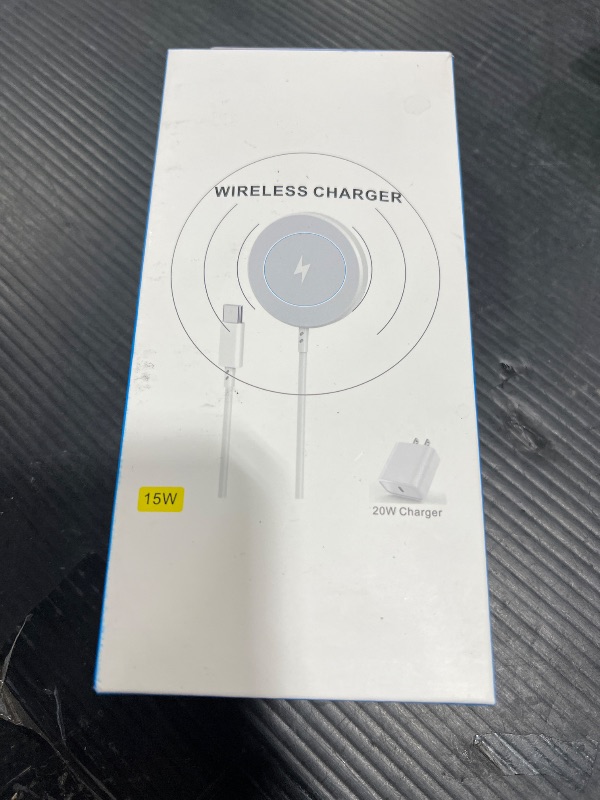 Photo 1 of [Apple MFi Certified]Magnetic Wireless Charger Apple Mag Safe Charger,15W 6FT Fast Wireless Charging Pad for Apple iPhone 16 Pro Max/16 Pro/16 Plus/15 Pro Max/14/13/12/AirPods3/2/Pro/Pro2,Charging Pad