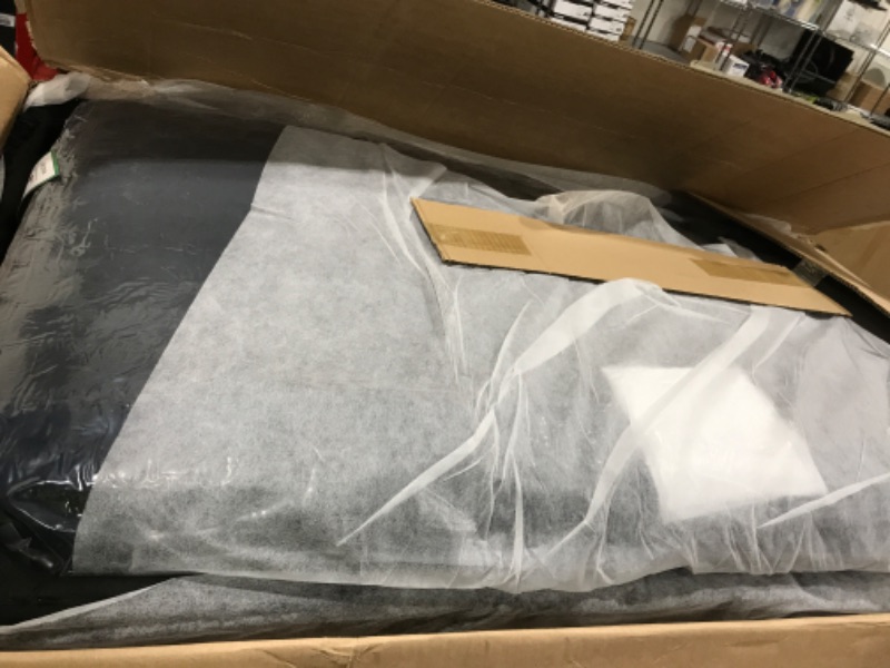 Photo 1 of 123" U-Shaped Modular Sesctional Sofa, Two L-Shape Chaise with 2 Cloud Couch Sectional with Two Pillows, Couches forLiving Room (Black)