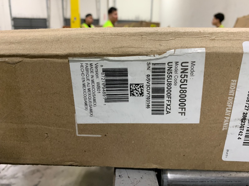 Photo 1 of Samsung 55-Inch Class Crystal UHD U8000F 4K Smart TV (2025 Model) Endless Free Content, Crystal Processor 4K, MetalStream Design, Knox Security, Compatible with Alexa