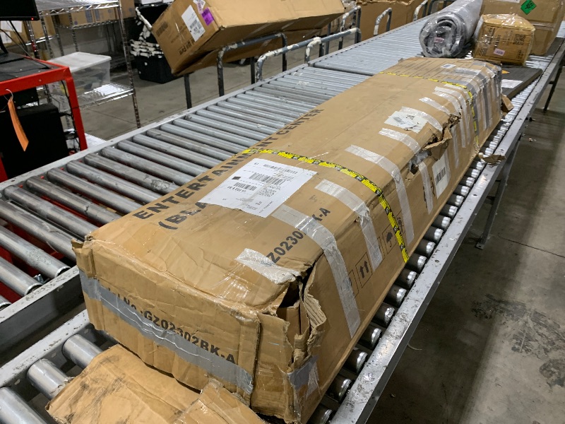 Photo 1 of MEISSALIVVE Wall Unit TV Stand with Storage & LED Lights, Large Entertainment Center with Bookshelves for TVs up to 70", Media Console for Living Room, Black