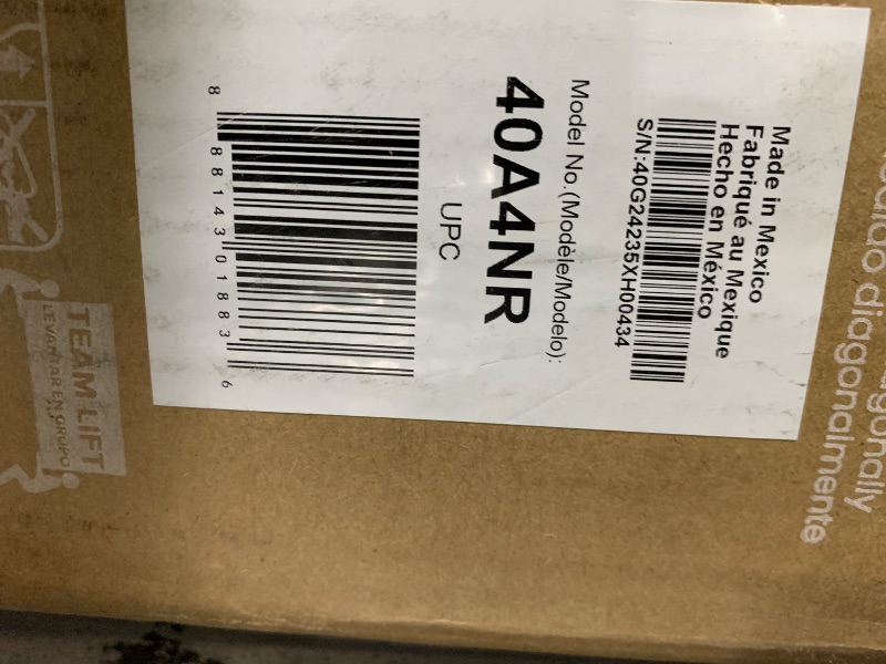 Photo 1 of *DAMAGED*SOLD FOR PARTS** Hisense 40-Inch Class A4 Series FHD 1080p Smart Roku TV with Alexa Compatibility (40A4NR) - Dolby Audio, Slim Bezel Design, Google Assistant