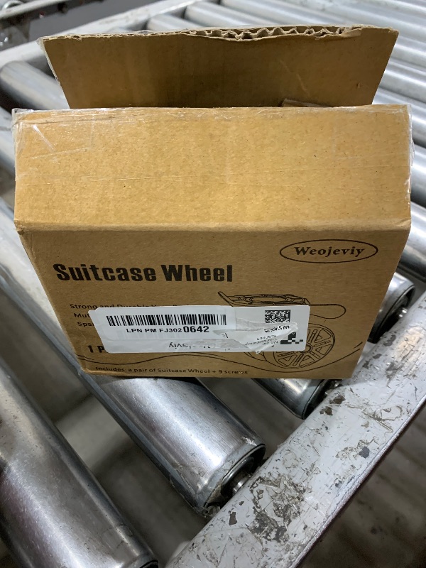 Photo 1 of 1 Pair Luggage Suitcase Wheels, Trunk Wheels, Luggage Wheel Spare Part Universal Wheel Replacement Luggage Suitcase Wheels for Luggage Suitcase Trolley, Mute Double Row Wheels