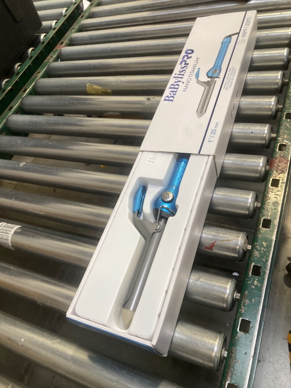 Photo 1 of BaBylissPRO Nano Titanium Spring Curling Iron, 1" Professional Spring Hair Curler for Long Lasting Curls & All Hair Types