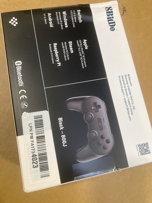 Photo 1 of 8BitDo Pro 2 Bluetooth Controller for Switch/Switch 2, Hall Effect Joysticks, 2 Pro Back Paddle Buttons, Wireless Gaming Controller for Switch, PC, Android, and Steam Deck & Apple (Black Edition)