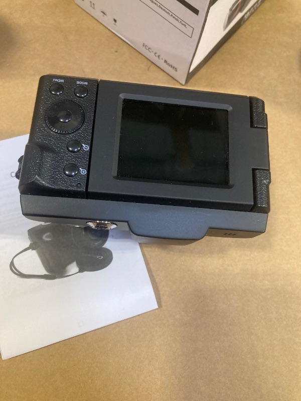 Photo 1 of 1080P Digital Camera for Photography and Video, 16MP 16X Digital Zoom 2.4 inch 180° Flip Screen Vlogging Camera, Compact Travel Camera Support up to 128G Memory Card for Beginners