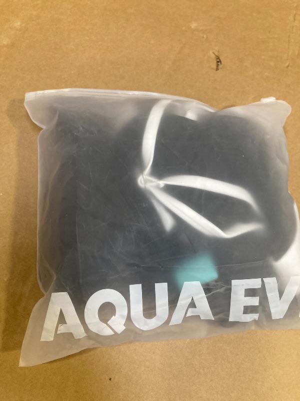 Photo 1 of Aqua Eve Bandeau Swimsuits for Women Two Piece Bathing Suits Ruched Tummy Control Tankini Sets Strapless Swimwear Black and White Block small