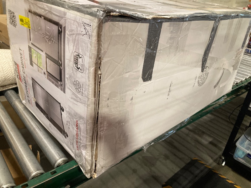 Photo 1 of incomplete set****Seville Classics UltraHD Storage Cabinet, 36" W x 18" D x 72" H, 20143, Graphite