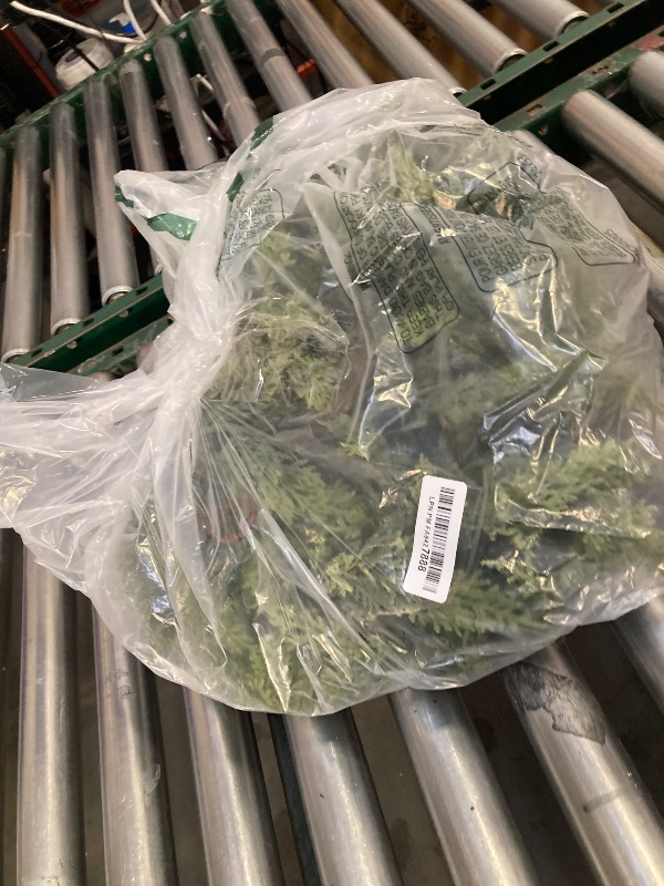 Photo 1 of 6FT Christmas Cedar Garland for Mantle,Realistic Faux Greenery Garland,Soft and Thickness Artificial Pine Garlands for Christmas Mantel Table Outdoor Indoor Xmas Holiday Seasonal Decor