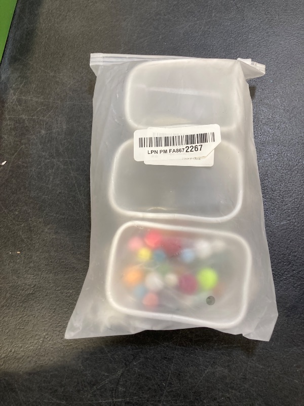 Photo 1 of 3 Pcs Clear Figure Display Bag with Keychain, Portable Small Doll Storage Hanging Blind Boxes Organizer Zipper Closure, Dustproof Collectibles Case for Showing Off Boxes, Dolls, Mini Figures (White)