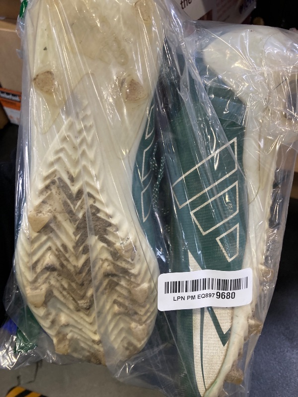 Photo 1 of adidas Men's Adizero Electric.1 American Football, Dark Green/White/Dark Green, 11.5