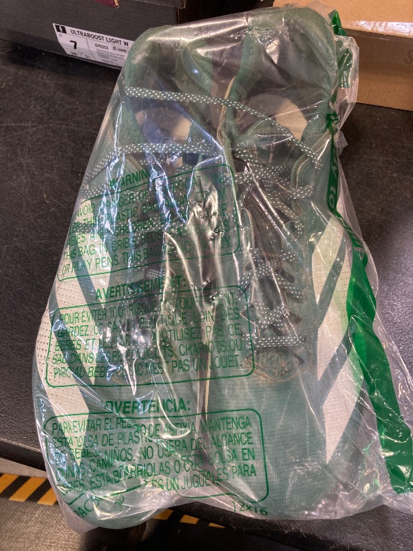 Photo 1 of adidas Men's Adizero Electric.1 American Football, Dark Green/White/Dark Green, 11.5